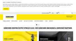 Desktop Screenshot of karcher-centrum-cisticistroje.cz
