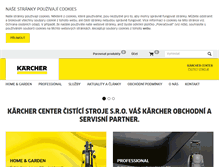 Tablet Screenshot of karcher-centrum-cisticistroje.cz